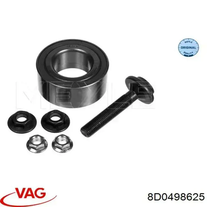 Підшипник маточини задньої VAG 8D0498625 ціна, від 19.48 USD