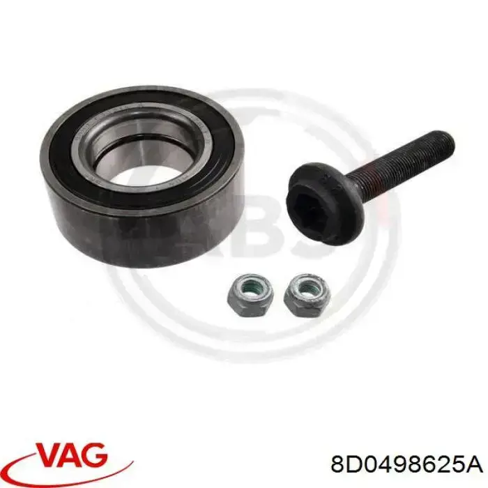 8D0498625A VAG Підшипник маточини передньої