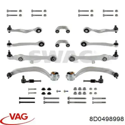 8D0498998 VAG Ремкомплект підвіски