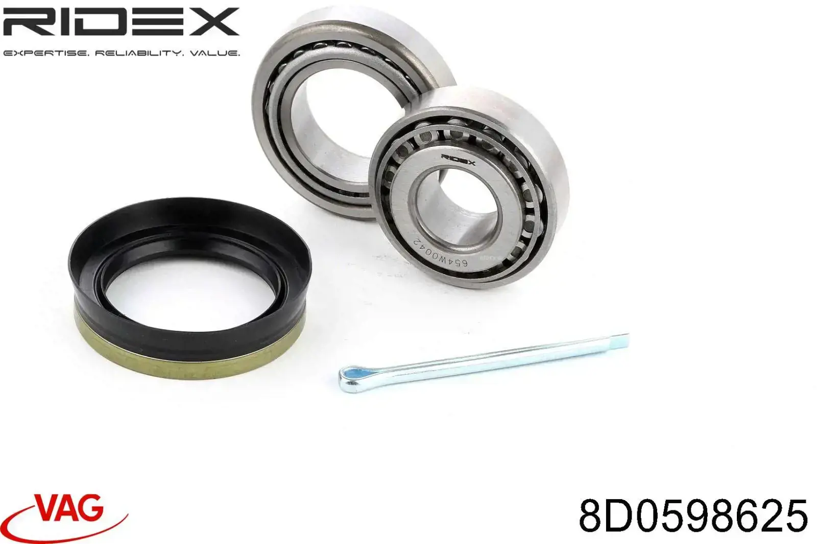 Купити 8D0598625 VAG Підшипник задньої ступиці