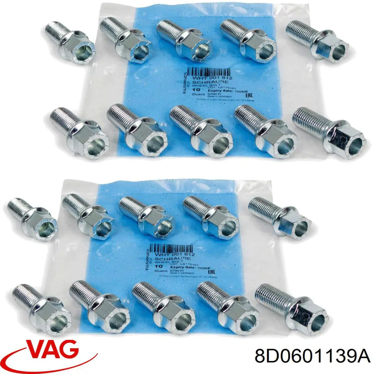 8D0601139A VAG Болти до колеса