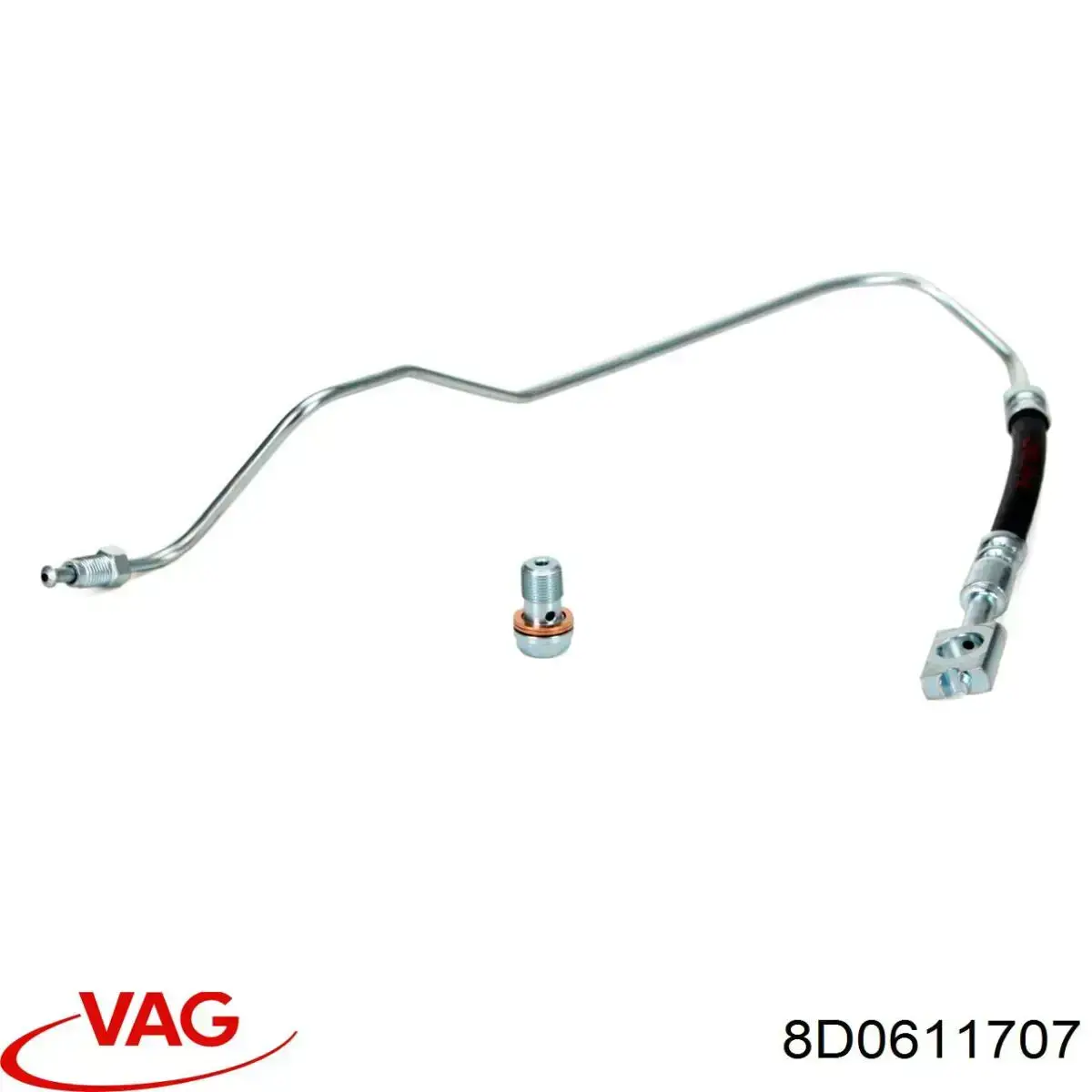 Шланг гальмівний передній VAG 8D0611707