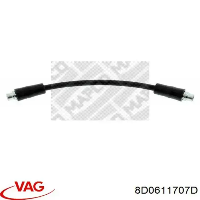 Купити 8D0611707D VAG Гальмівні шланги передні
