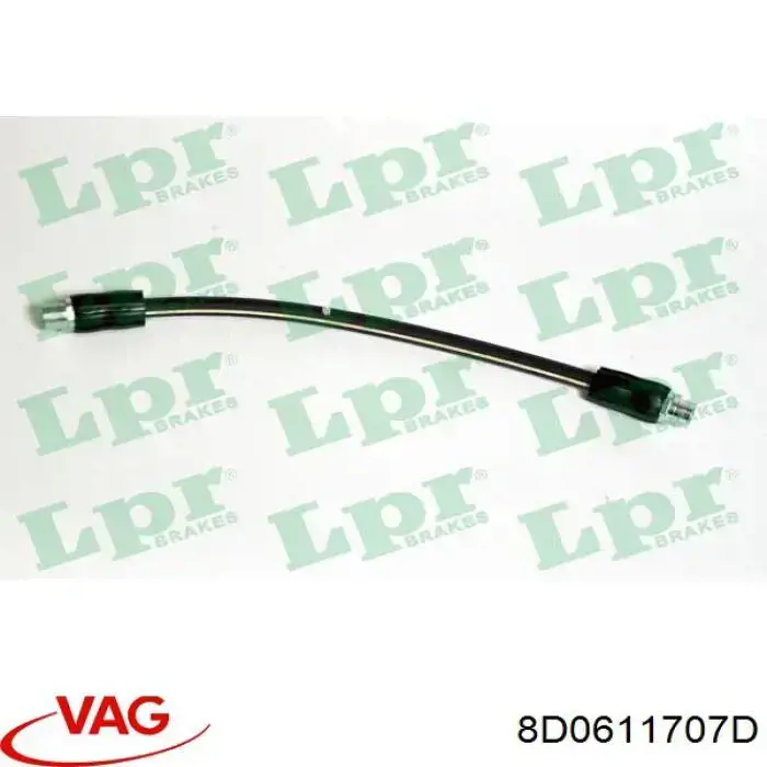 Шланг гальмівний передній VAG 8D0611707D