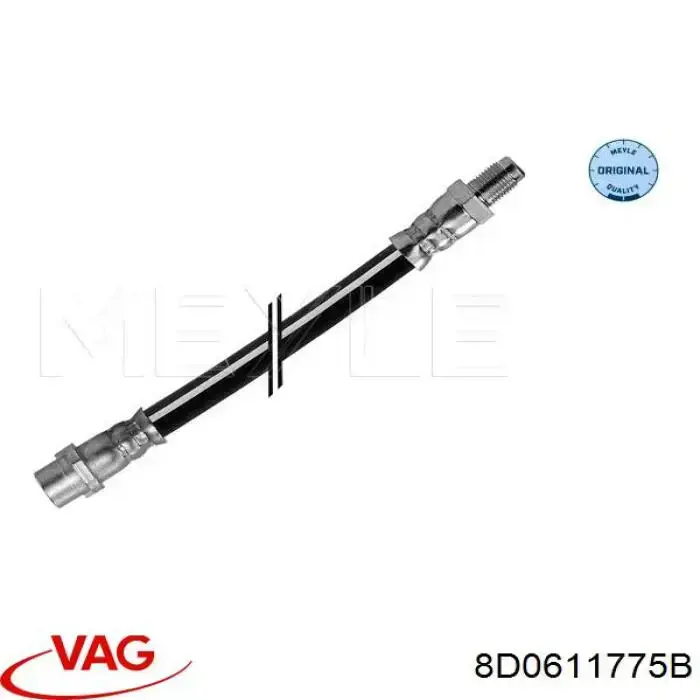 Гнучка гальмівна трубка задня VAG 8D0611775B
