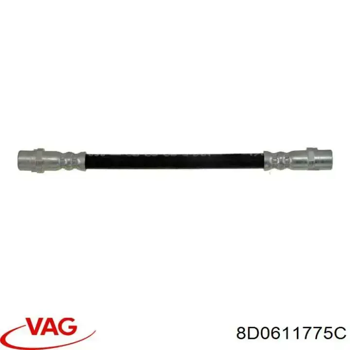 Купити 8D0611775C VAG Шланг гальмівний задній