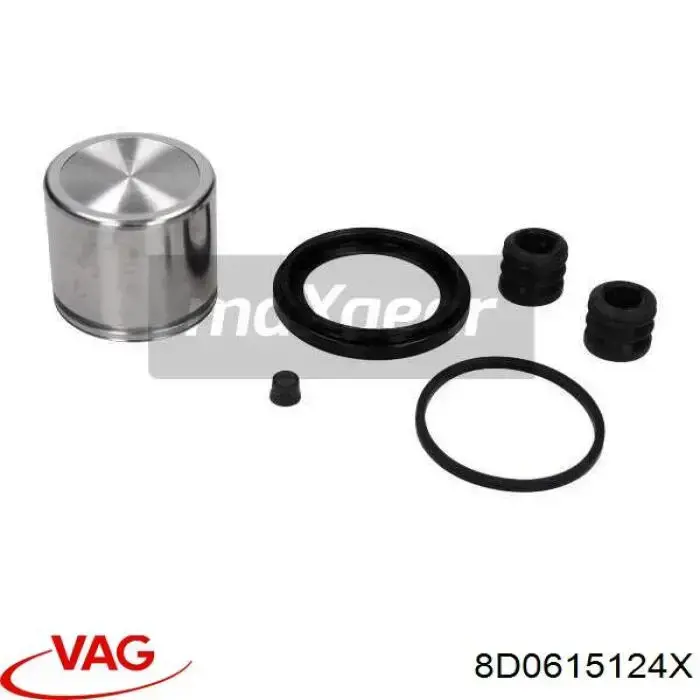 Купити 8D0615124X VAG Супорт гальмівний передній правий