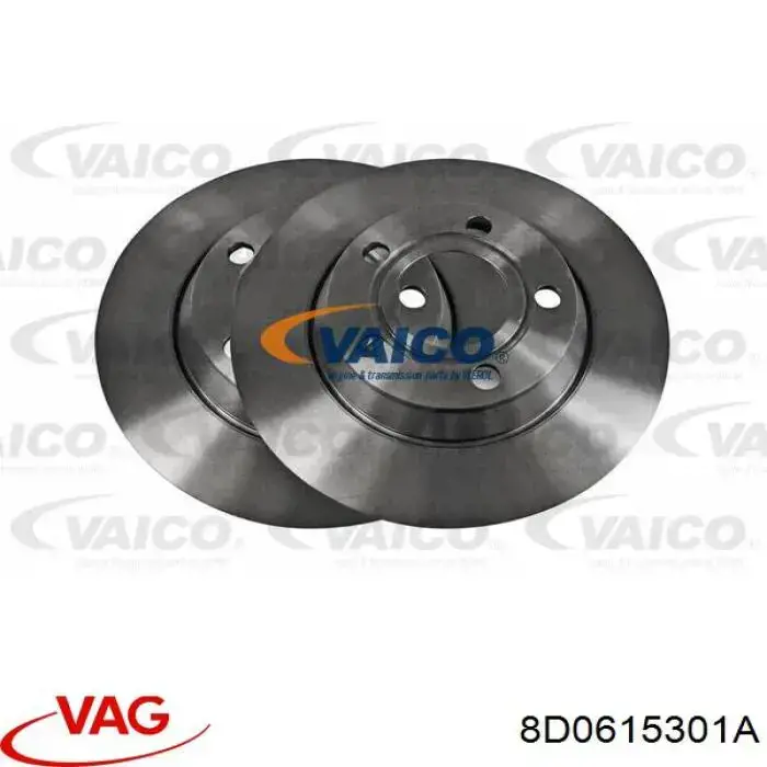 8D0615301A VAG Гальмо дискове переднє