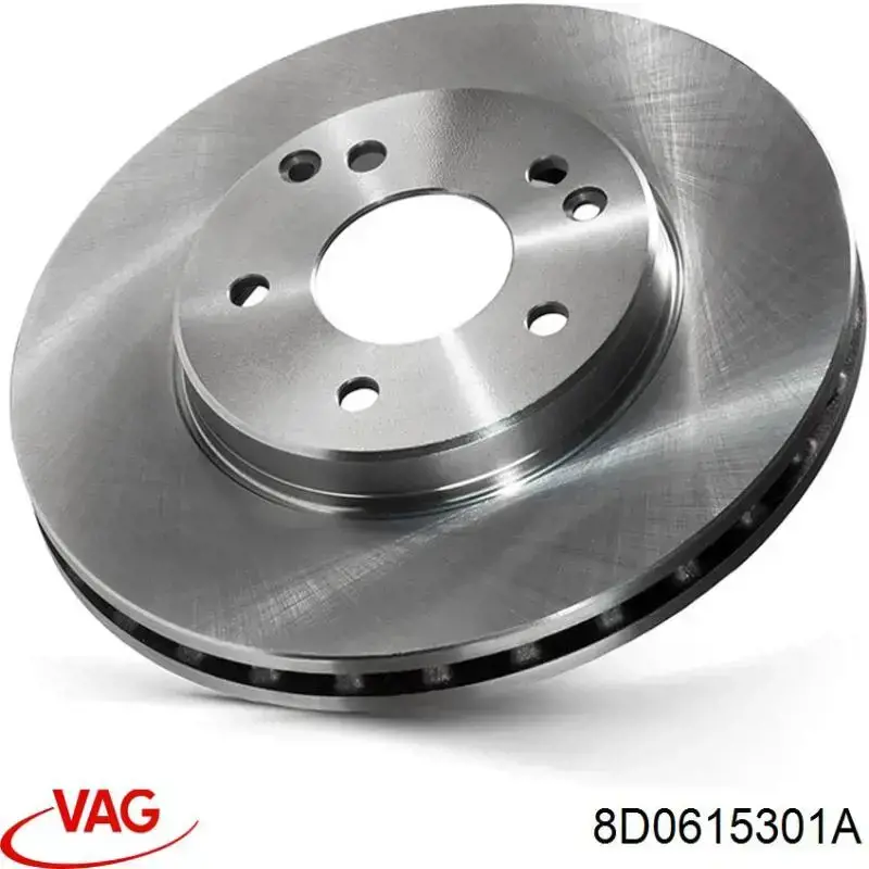 Диск гальмівний передній VAG 8D0615301A