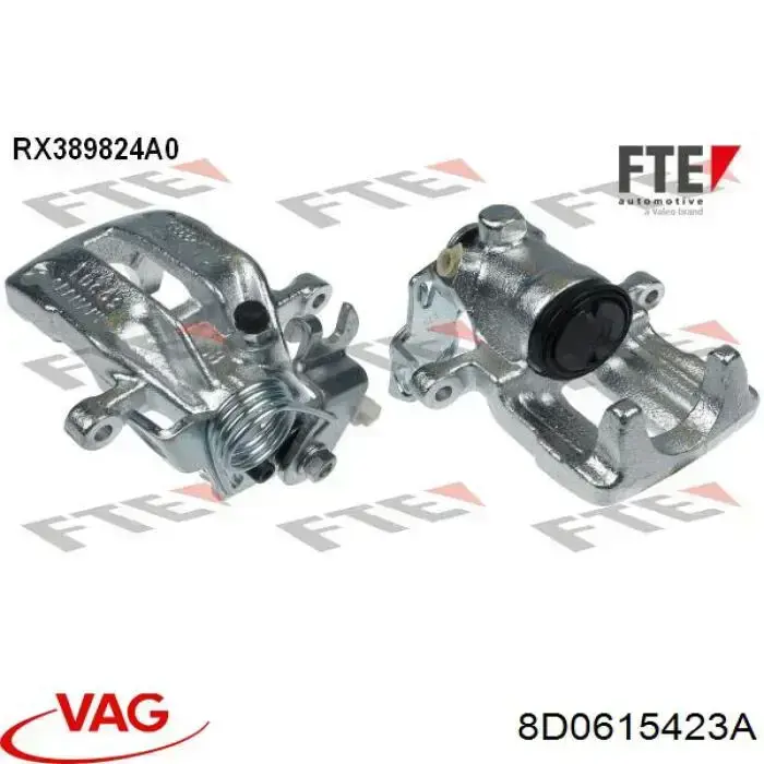 8D0615423A VAG Супорт гальмівний задній лівий