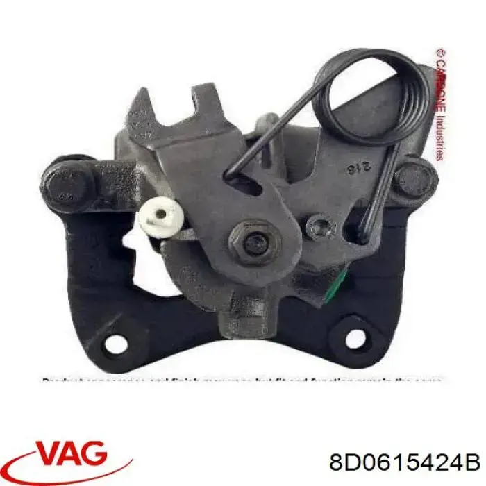Супорт гальмівний задній правий VAG 8D0615424B ціна, від 56.98 USD