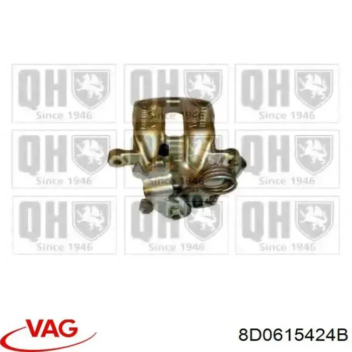 Купити 8D0615424B VAG Супорт задній правий