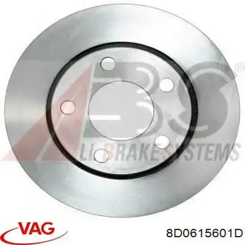 Задні дискові гальма VAG 8D0615601D ціна, від 34.17 USD