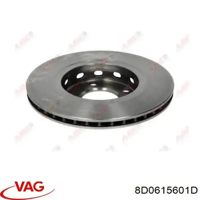 Купити 8D0615601D VAG Диск заднього гальма