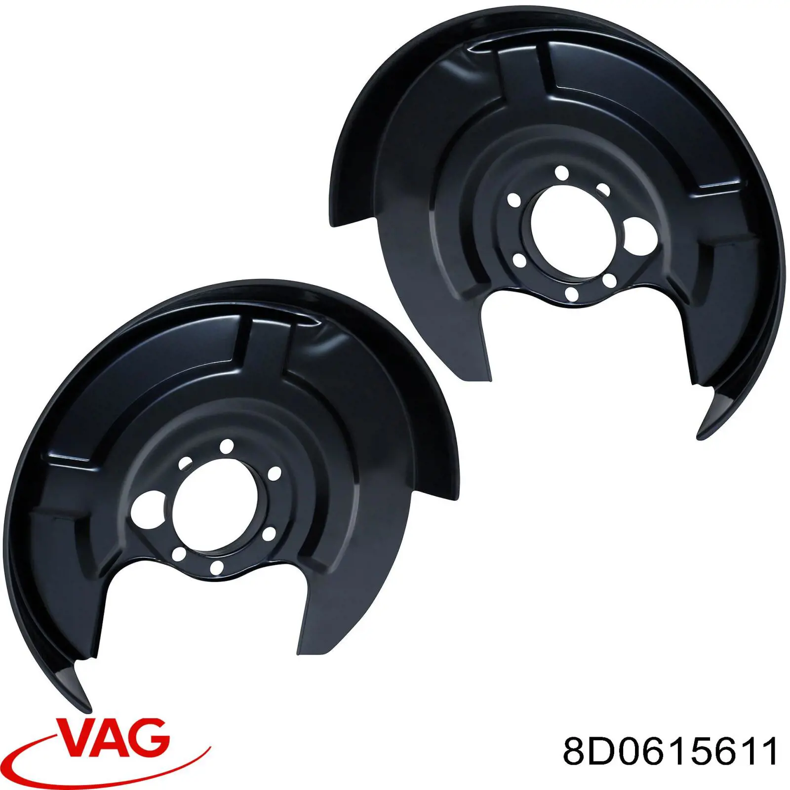 Купити 8D0615611 VAG Захист гальмівного диска заднього, лівого