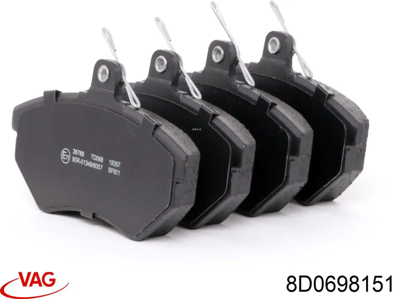 Гальмівні колодки VAG 8D0698151 ціна, від 13.72 USD