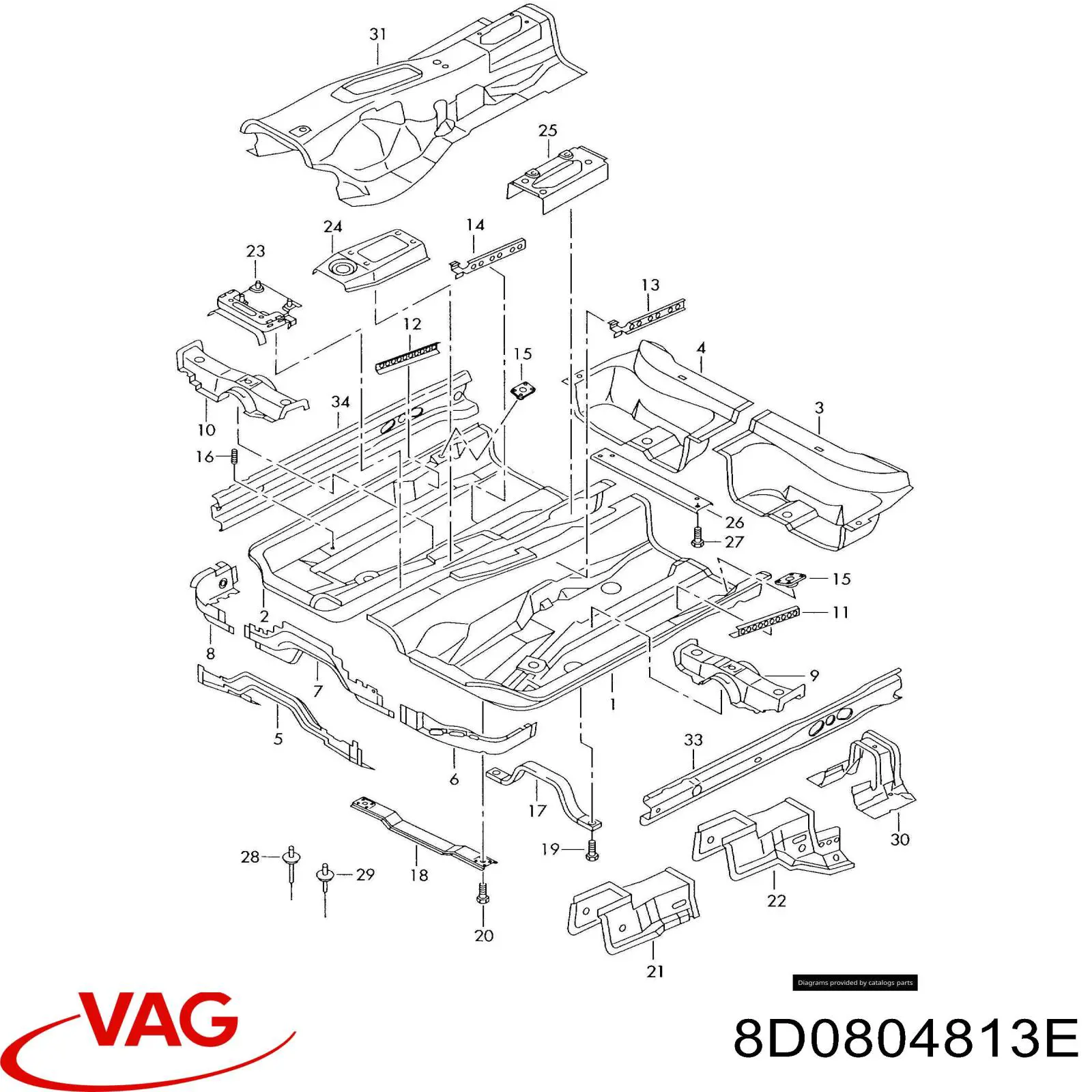 Купити 8D0804813E VAG 