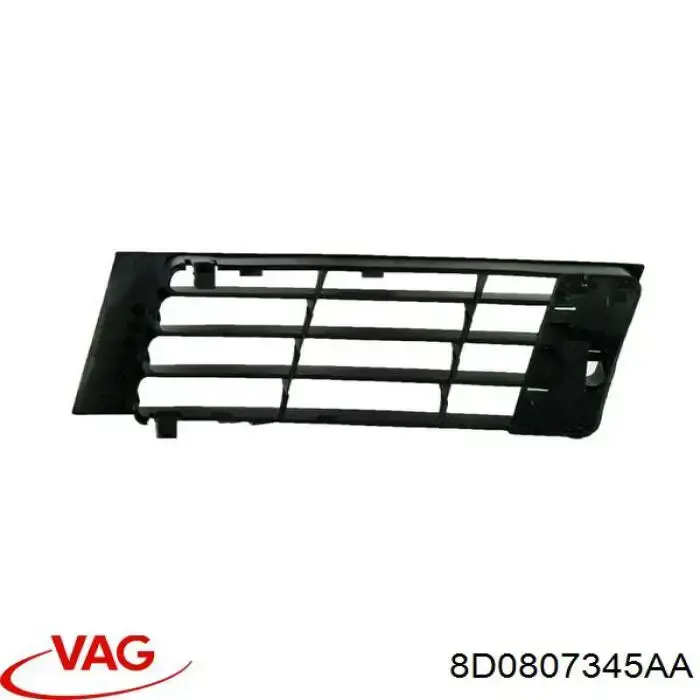 Купити 8D0807345AA VAG Решітка переднього бампера, ліва