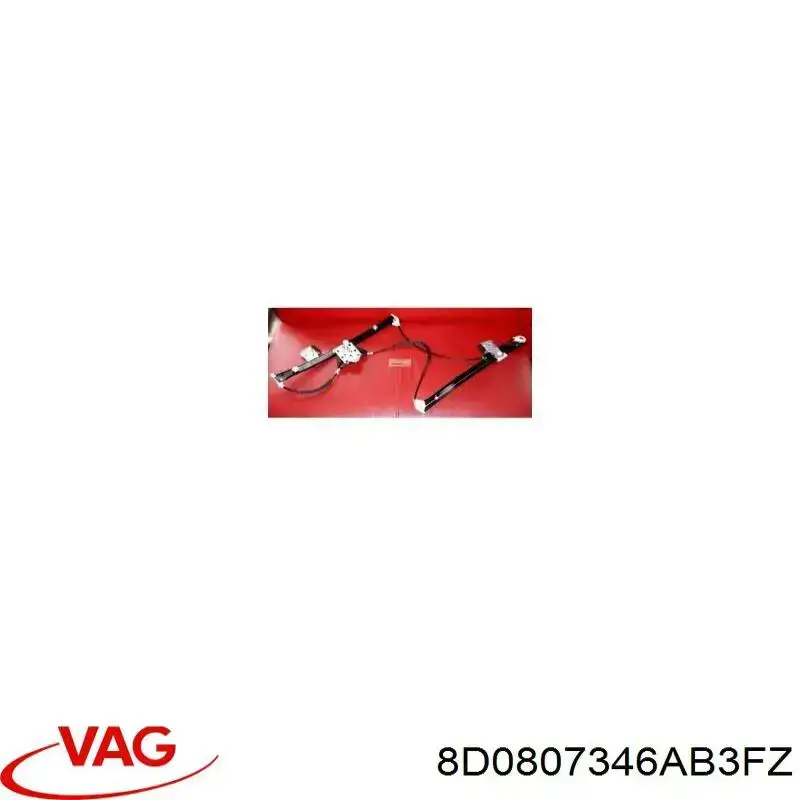 8D0807346AB3FZ VAG Решітка переднього бампера, права