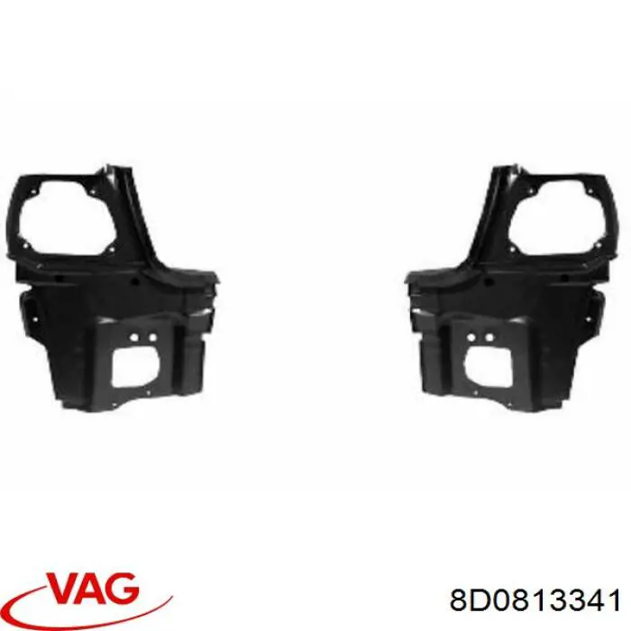 Купити 8D0813341 VAG Панель задня, багажного відсіку
