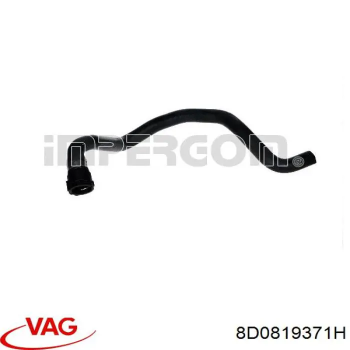 Купити 8D0819371H VAG Шланг радіатора опалювача/пічки, подача