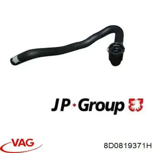 Шланг радіатора опалювача/пічки, подача VAG 8D0819371H ціна, від 12.13 USD