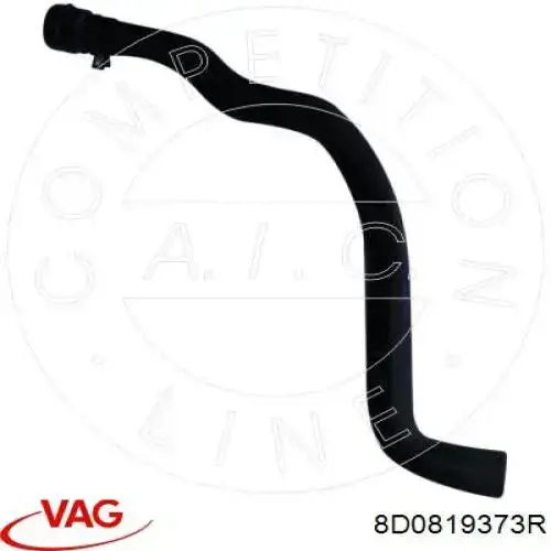 Купити 8D0819373R VAG Шланг/патрубок радіатора охолодження, верхній