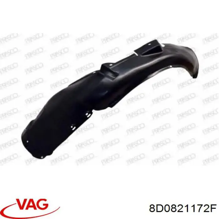 Подкрильнікі переднього крила, правий VAG 8D0821172F ціна, від 11.61 USD