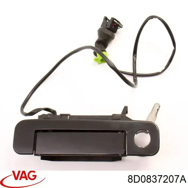 Ручка передньої двері зовнішня ліва VAG 8D0837207A ціна, від 8.44 USD