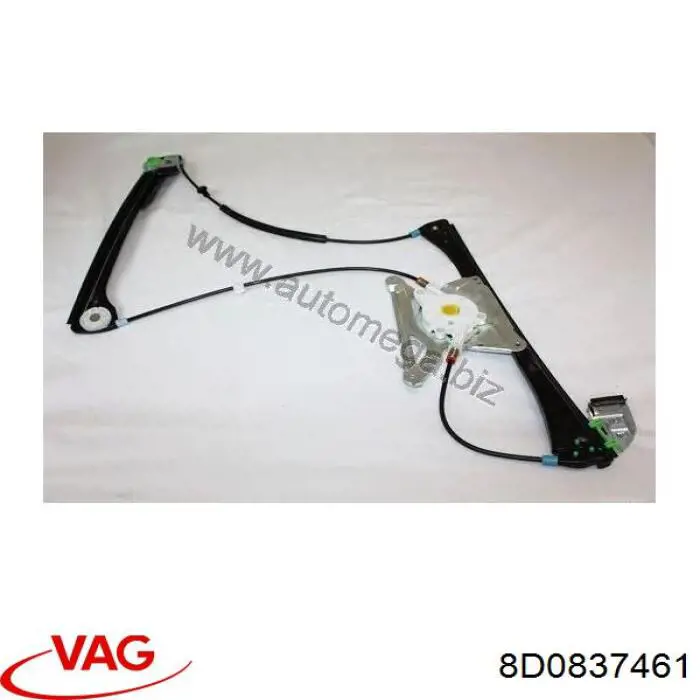 Купити 8D0837461 VAG Механізм стеклопідйомника водійських дверей