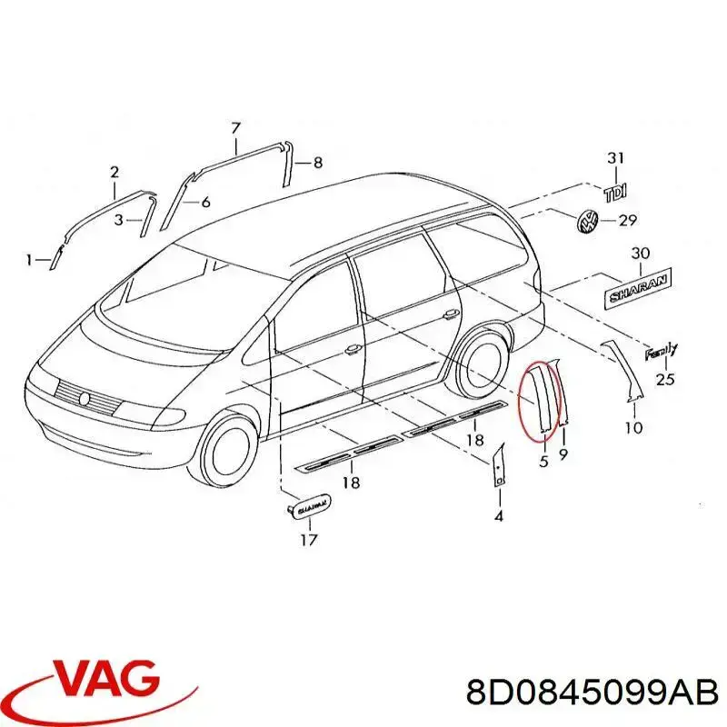 Скло лобове Audi A4 B5