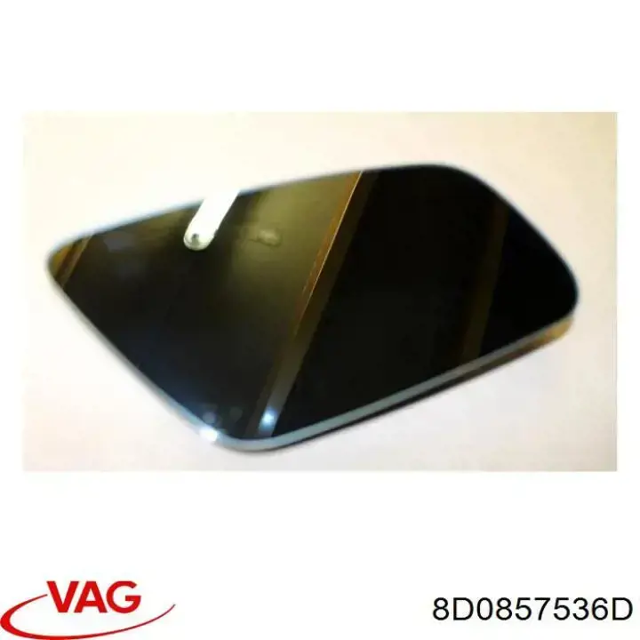 Дзеркальний елемент дзеркала заднього виду, правого 8D0857536C VAG