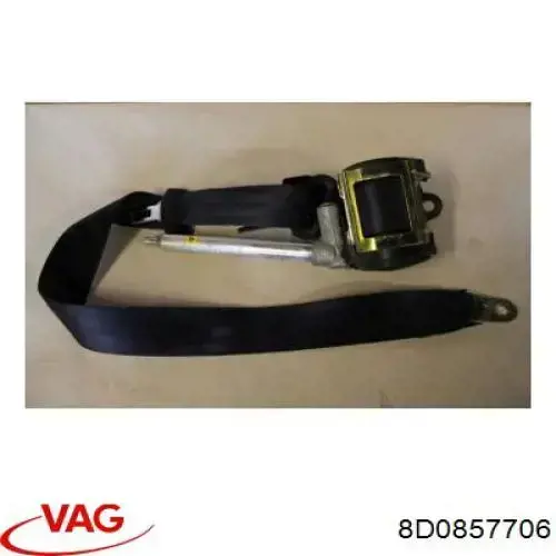 Пасок безпеки передній правий 8D0857706 VAG