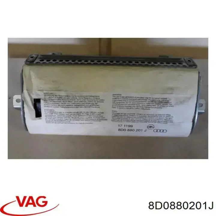 Подушка безпеки, пасажирська, AIRBAG 8D0880201J VAG