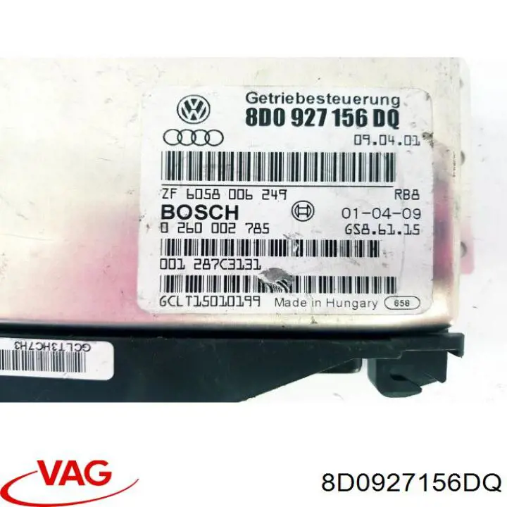  VAG 8D0927156DQ ціна, від 84.36 USD