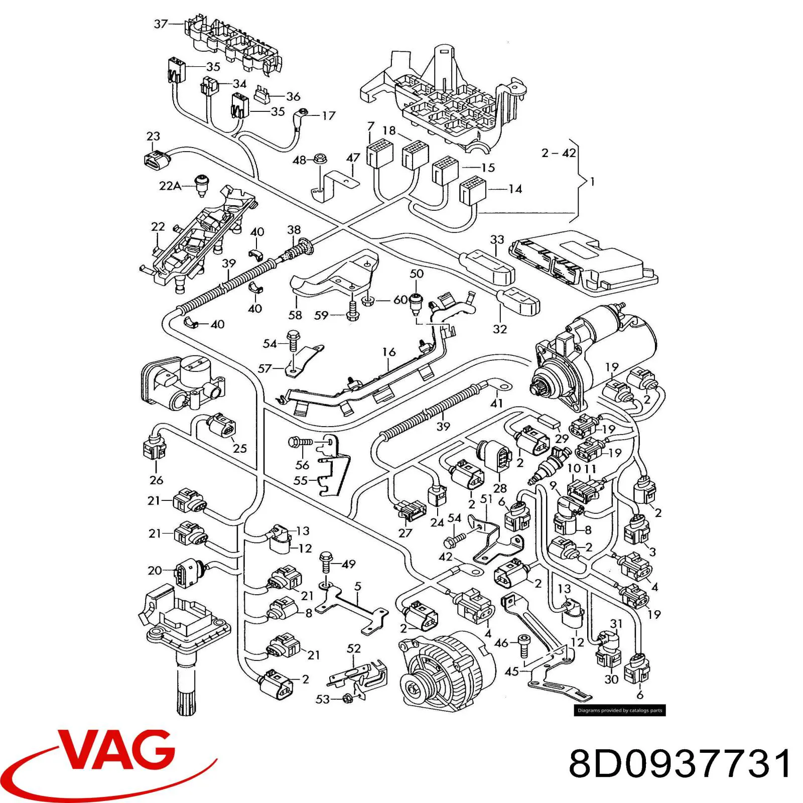  VAG 8D0937731
