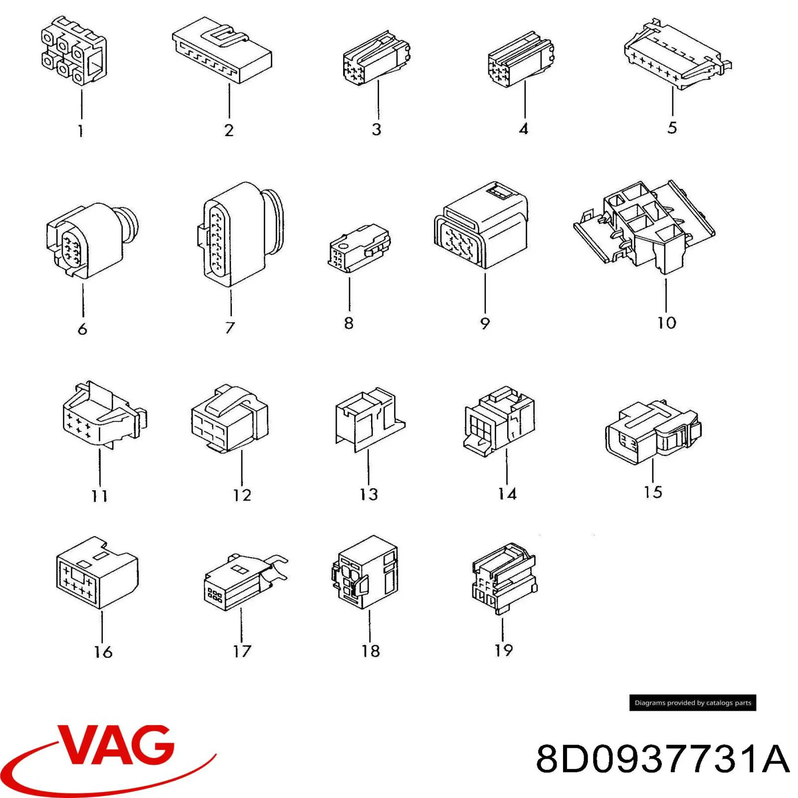 Купити 8D0937731A VAG 