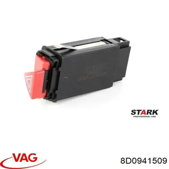 Кнопка включення аварійної сигналізації VAG 8D0941509 ціна, від 13.94 USD