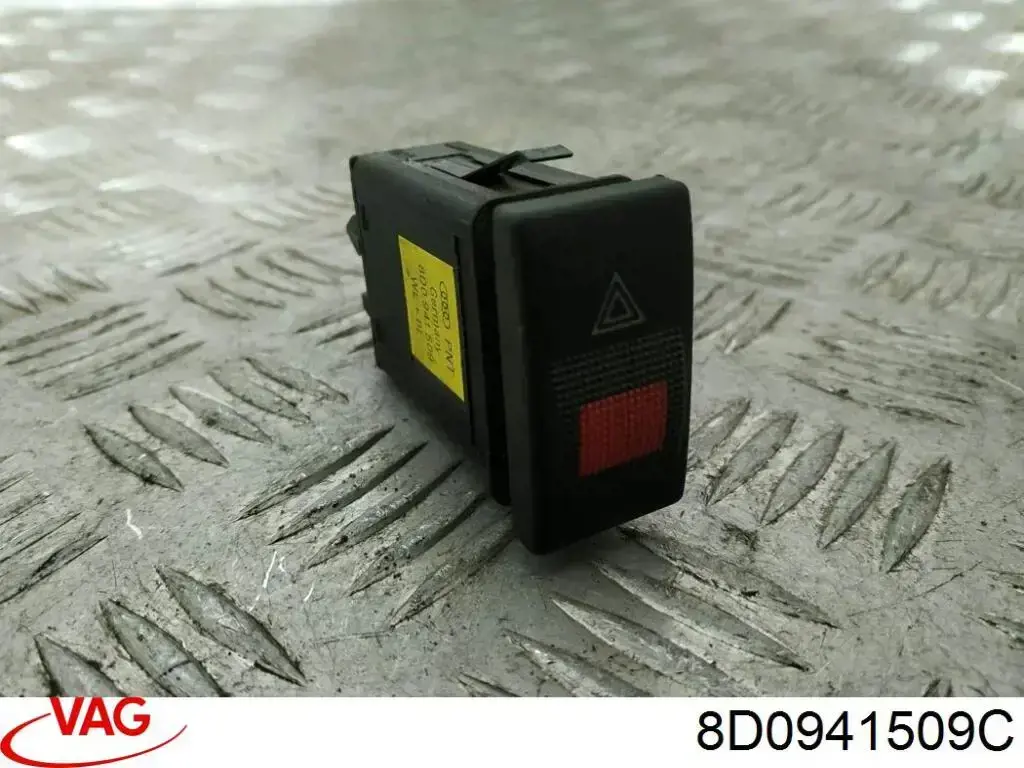 Кнопка включення аварійної сигналізації VAG 8D0941509C ціна, від 13.83 USD