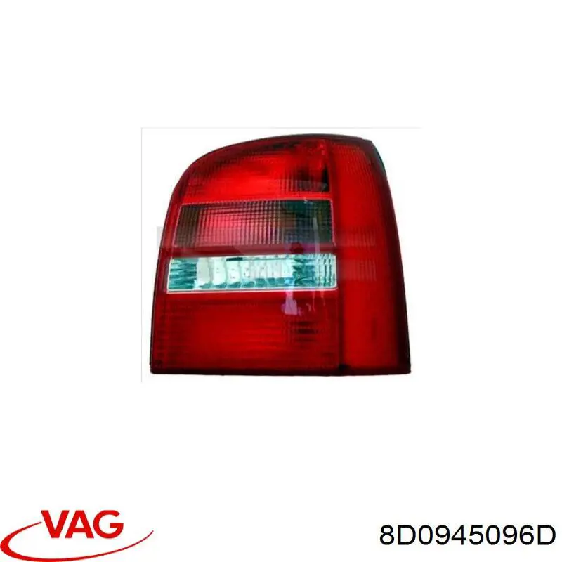 8D0945096D VAG Ліхтар задній правий