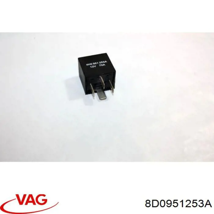 8D0951253A VAG Реле вентилятора