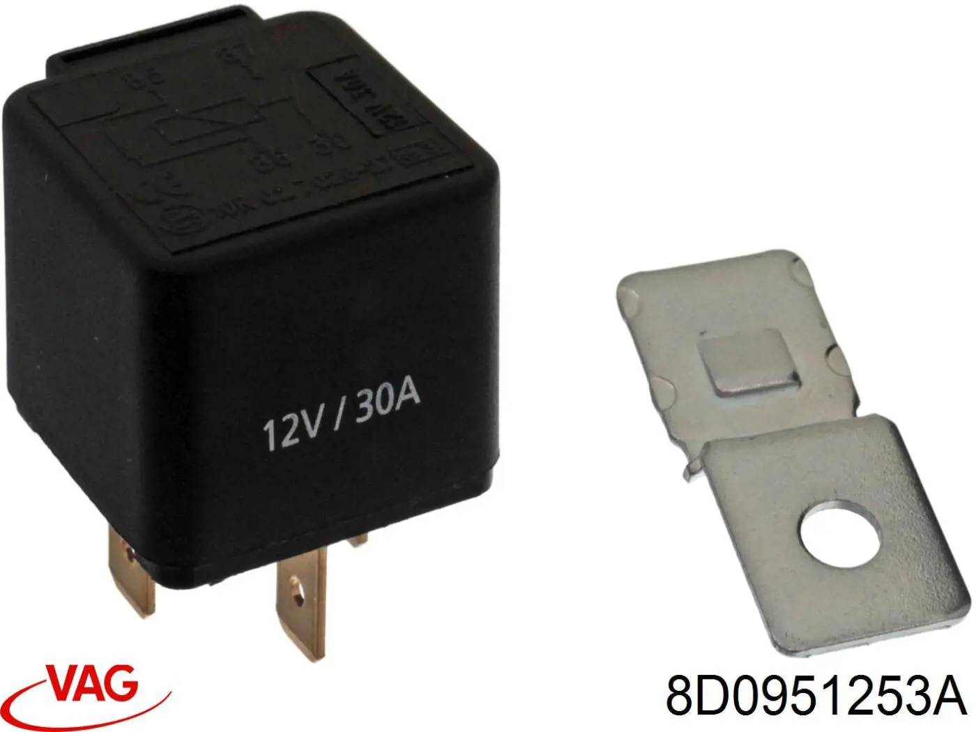 Реле вентилятора 8D0951253A VAG