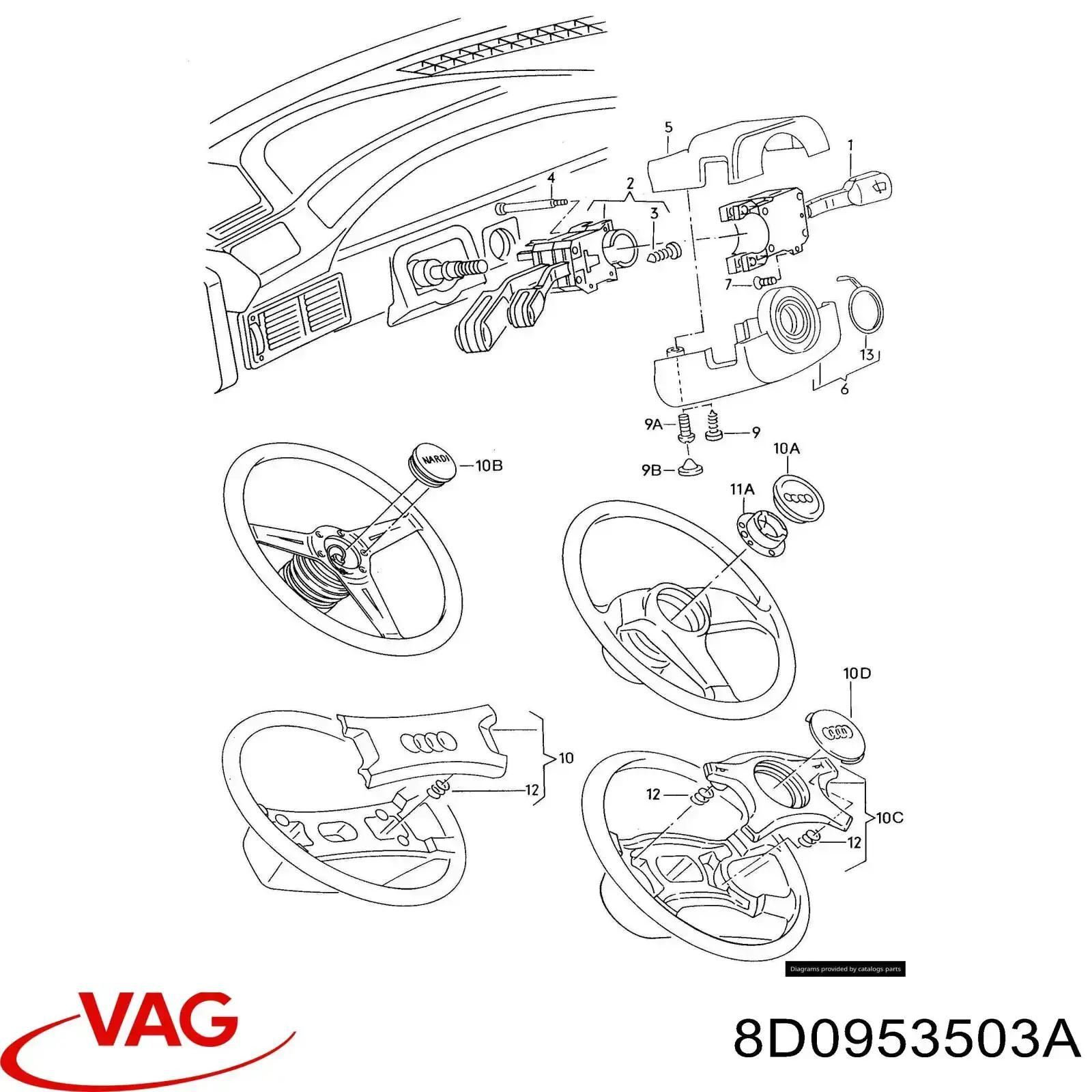  VAG 8D0953503A ціна, від 11.25 USD