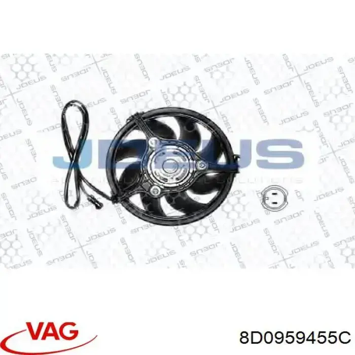 Вентилятор охолодження радіатора 8D0959455C VAG