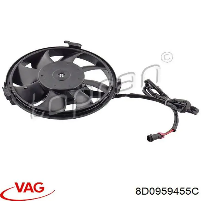 Вентилятор охолодження VAG 8D0959455C