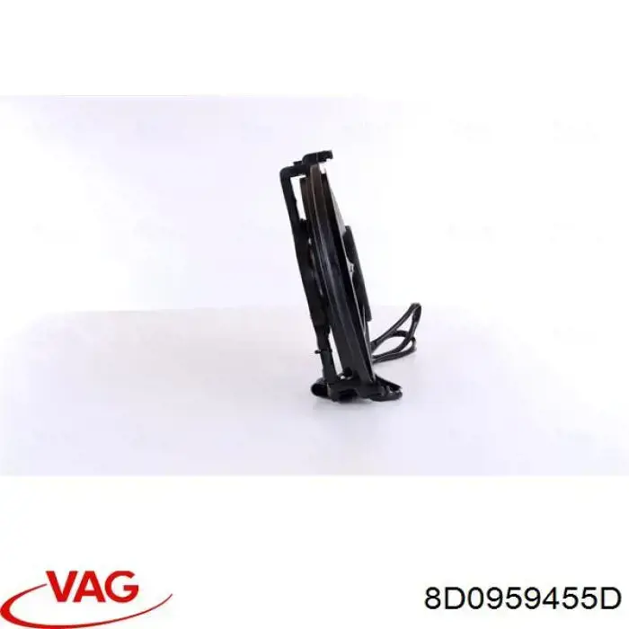 Купити 8D0959455D VAG Електровентилятор охолодження в зборі (двигун + крильчатка)