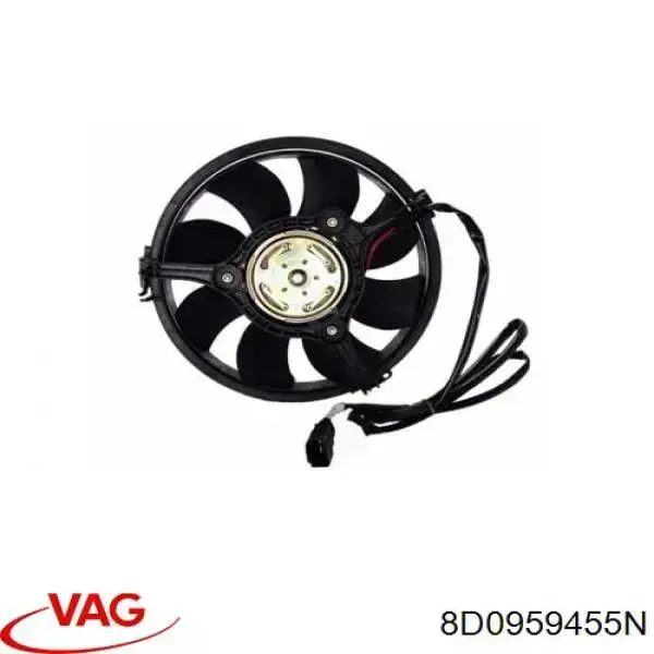 Вентилятор радіатора VAG 8D0959455N ціна, від 31.09 USD