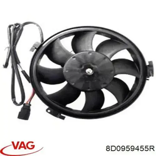 Вентилятор радіатора VAG 8D0959455R ціна, від 33.78 USD