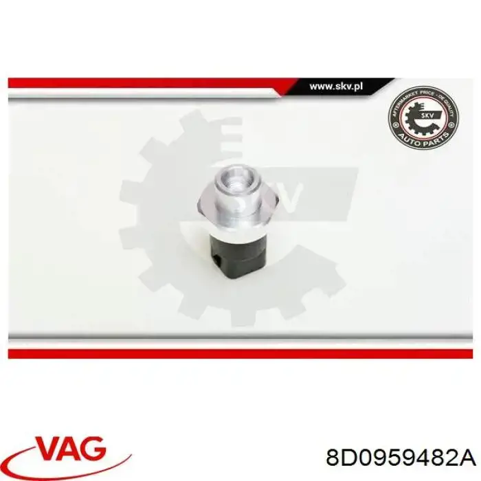 8D0959482A VAG датчик абсолютного тиску кондиціонера