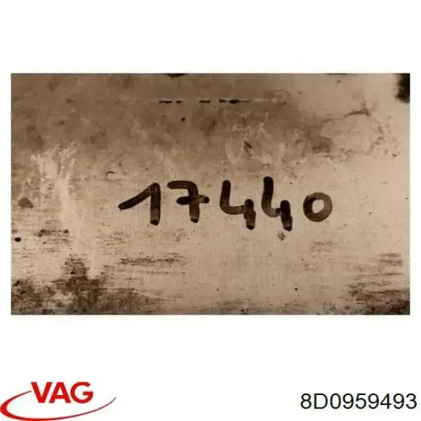 8D0959493 Vika резистор моторчика вентилятора a/c